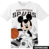 Customized NBA Sacramento Kings Disney Mickey Shirt