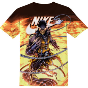 Customized Gaming Scorpion Mortal Kombat Shirt