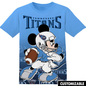 Customized NFL Tennessee Titans Mickey Shirt