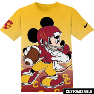 Customized NCAA USC Trojans Football Mickey Shirt