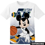 Customized NBA Utah Jazz Disney Mickey Shirt