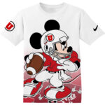 Customized NCAA Utah Utes football Mickey Shirt