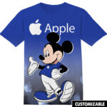 Customized Apple Disney Mickey Shirt