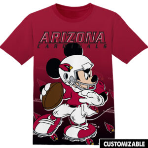 Customized NFL Arizona Cardinals Disney Mickey Shirt