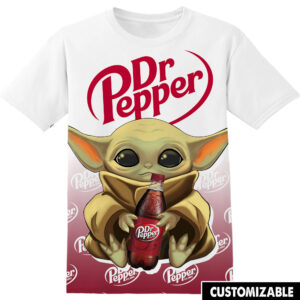 Customized Dr Pepper Star Wars Yoda Shirt