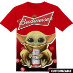 Customized Budweiser Star Wars Yoda Shirt