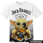 Customized Jack Daniels Star Wars Yoda Shirt