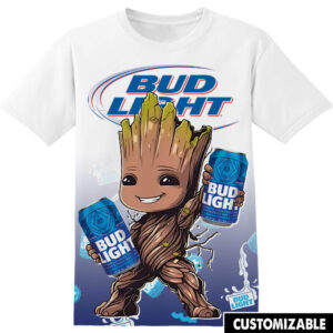 Customized Bud Light Groot Shirt