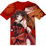 Customized Anime Gifts Kurumi Tokisaki Kawaii Shirt