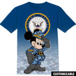 Customized United States Navy Corps Disney Mickey Shirt
