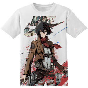 Customized Anime Gift For Mikasa Ackerman Attack on Titan Shirt
