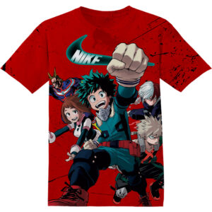 Customized Anime Gift For Izuku Midoriya My Hero Academia Shirt