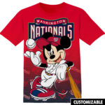 Customized MLB Washington Nationals Disney Mickey Shirt