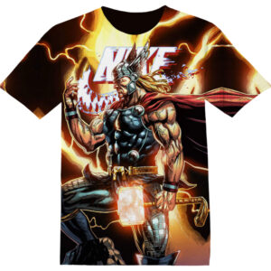 Customized Marvel Comic Thor Shirt