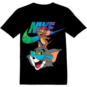 Customized Cartoon Tom and Jerry Cat Mouse Shirt