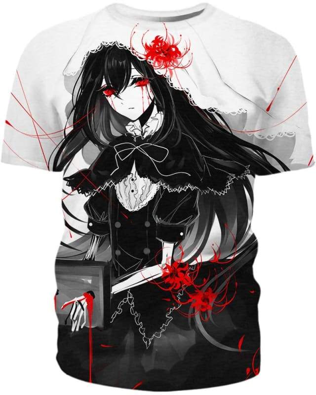 Tears Of Blood 3D T-Shirt, Hot Anime Character for Lovers