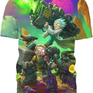TECH 3D T-Shirt, Rick and Morty Shirt