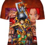 The Colorful Battle 3D T-Shirt, Trendy Gift One Piece Shirt