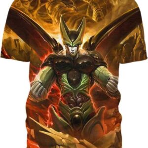 The Perfect Cell 3D T-Shirt, Dragon Ball Z Merch