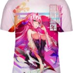 Too Much Sake  3D T-Shirt, Hot Anime Character for Lovers