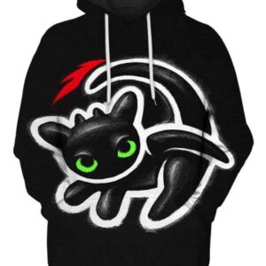 Toothless The Lion King 3D Hoodie, How To Train Your Dragon Characters for Fan