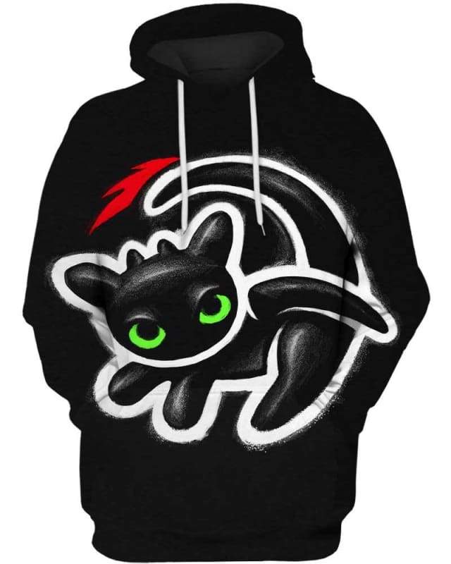 Toothless The Lion King 3D Hoodie, How To Train Your Dragon Characters for Fan