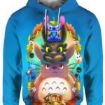 Totoro And Friends 3D Hoodie, My Neighbor Totoro Shirt