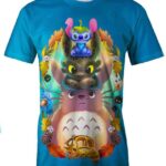 Totoro And Friends 3D T-Shirt, My Neighbor Totoro Shirt