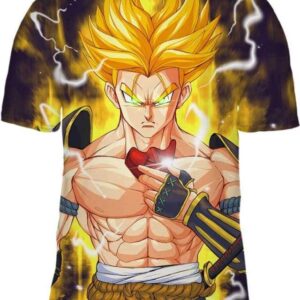 Trunksmurai 3D T-Shirt, Dragon Ball Z Merch