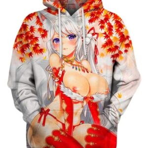 Under The Fall Tree 3D Hoodie, Hot Anime Character for Lovers