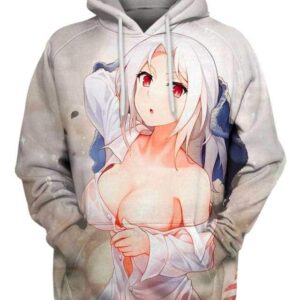 White Lady  3D Hoodie, Hot Anime Character for Lovers