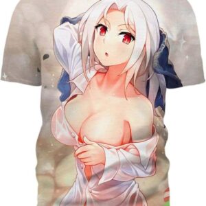 White Lady 3D T-Shirt, Hot Anime Character for Lovers