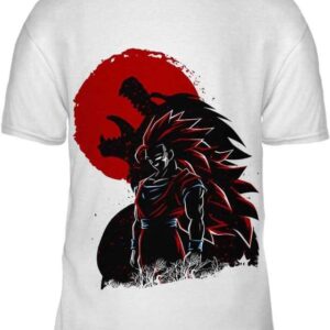 Wolf Warrior 3D T-Shirt, Dragon Ball Z Merch
