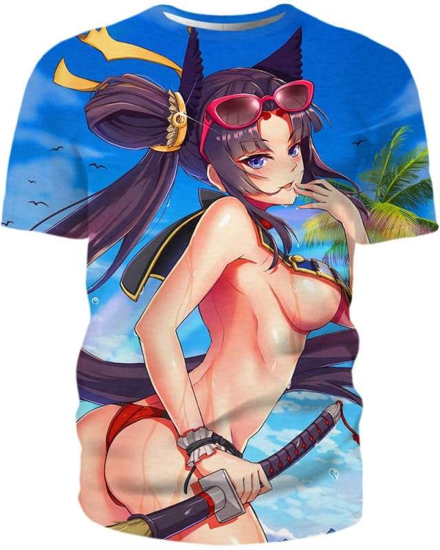 Young Girl 3D T-Shirt, Hot Anime Character for Lovers