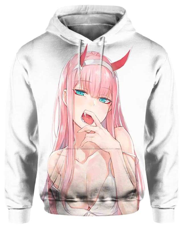Zero Two Sexy 3D Hoodie, Hot Anime Character for Lovers