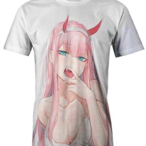Zero Two Sexy 3D T-Shirt, Hot Anime Character for Lovers