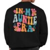 In My Auntie Era Man Black Sweatshirt Back