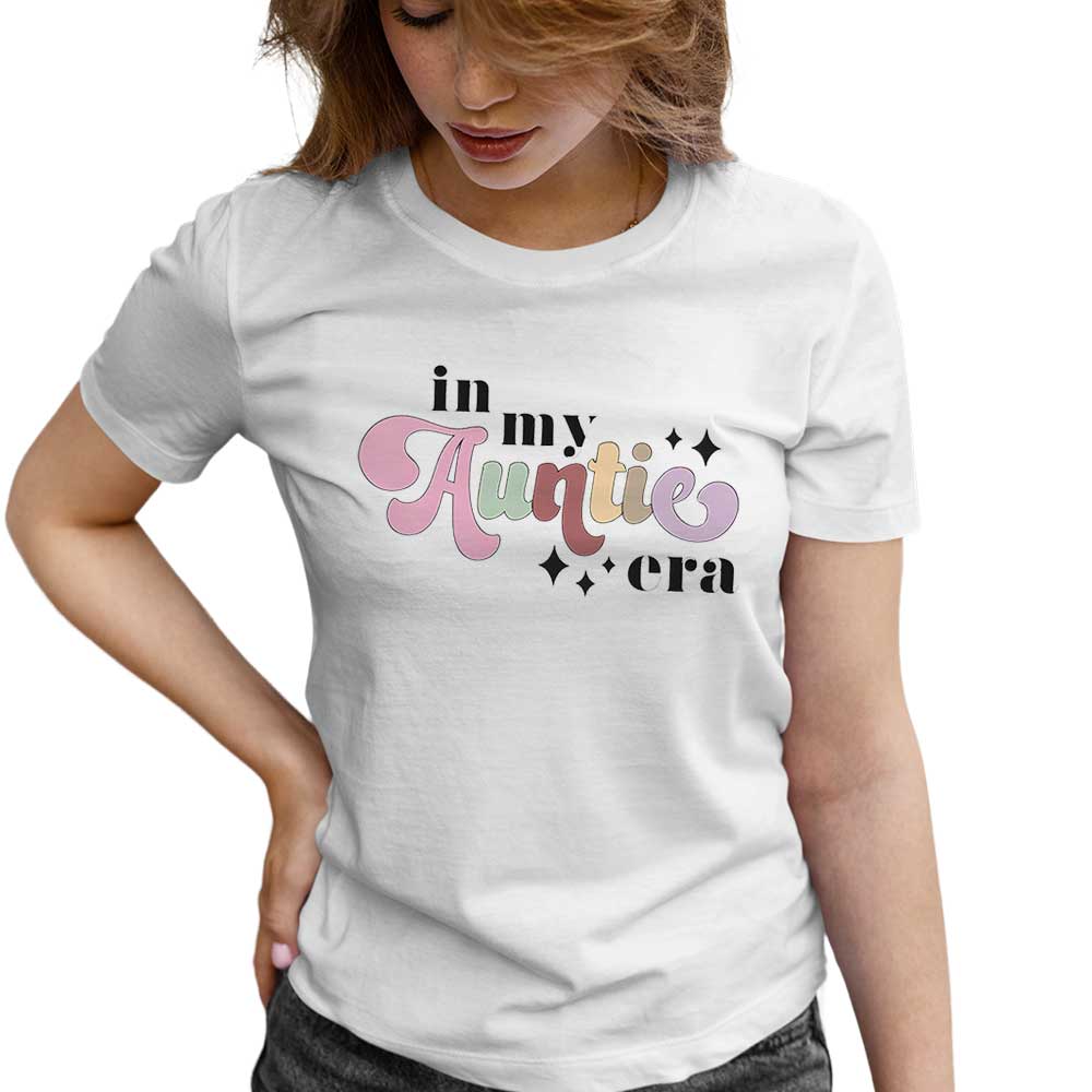 In My Auntie Era Woman T Shirt White Front