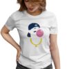 Ken Griffey Jr Bubble Unisex Softstyle Woman T Shirt White Front