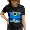 Peanuts Charlie Brown And Snoopy Total Solar Eclipse 2024 Woman T Shirt