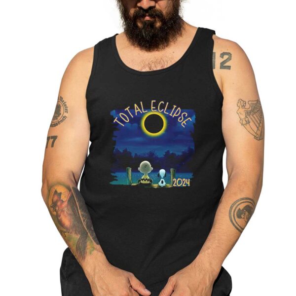 Peanuts Charlie Brown And Snoopy Total Solar Eclipse 2024 Shirt