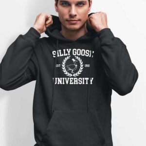 Silly Goose University Hoodie Black Front