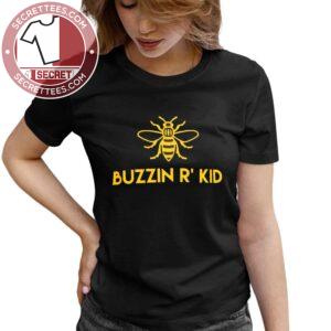 BUZZIN R’ KID Black Kids T-Shirt