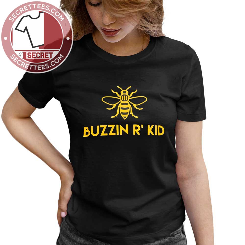 BUZZIN R' KID Black Kids T-Shirt