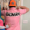 badman Vegeta pink shirt